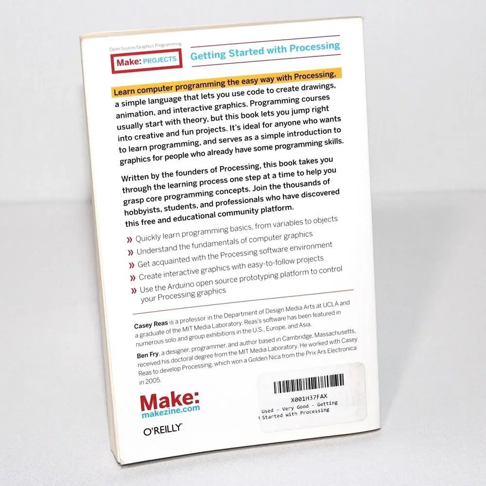 Book: Getting Started with Processing by Casey Reas & Ben Fry